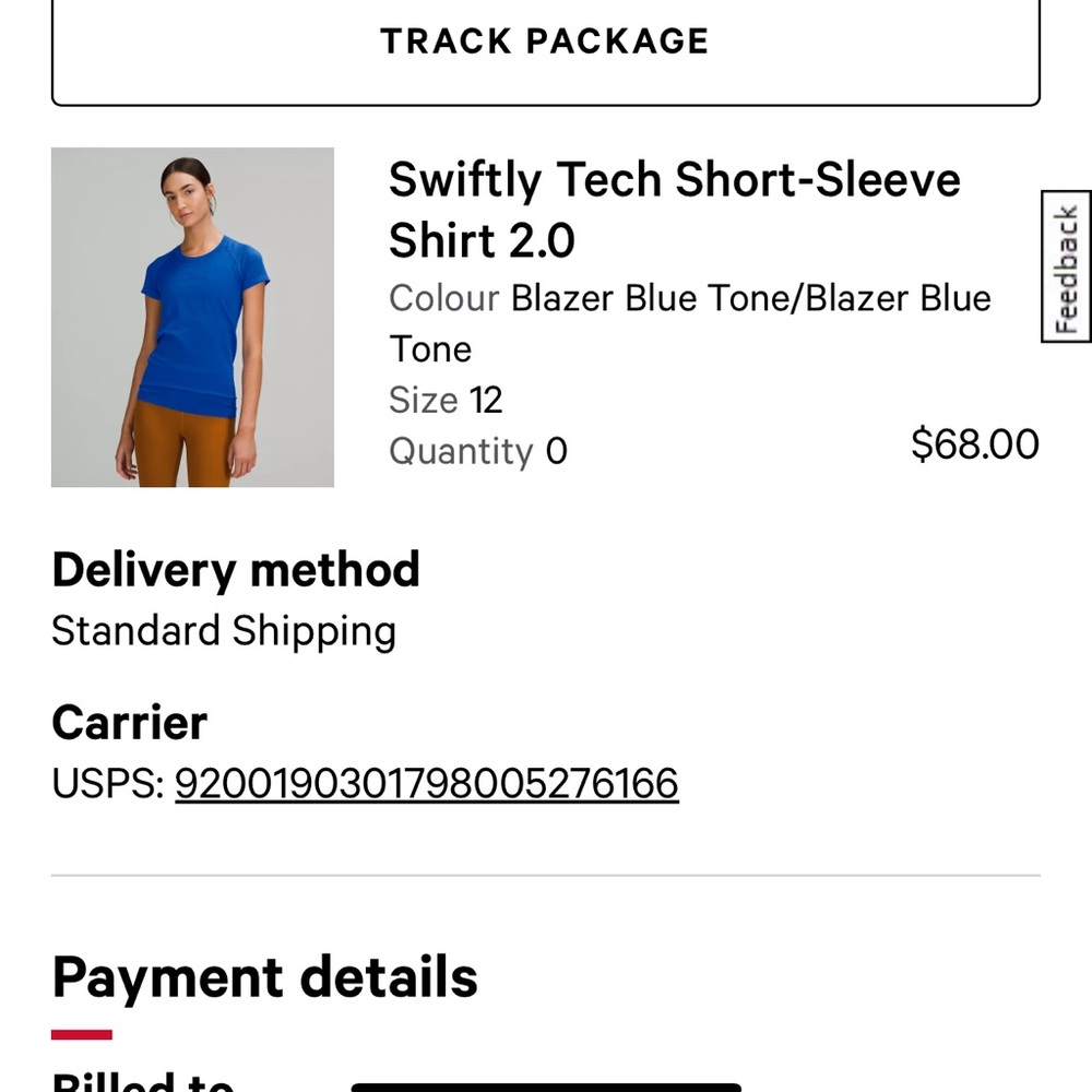 Lululemon swiftly Tech short-sleeve
